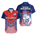 bulldogs-football-hawaiian-shirt-western-doggies-aboriginal-art
