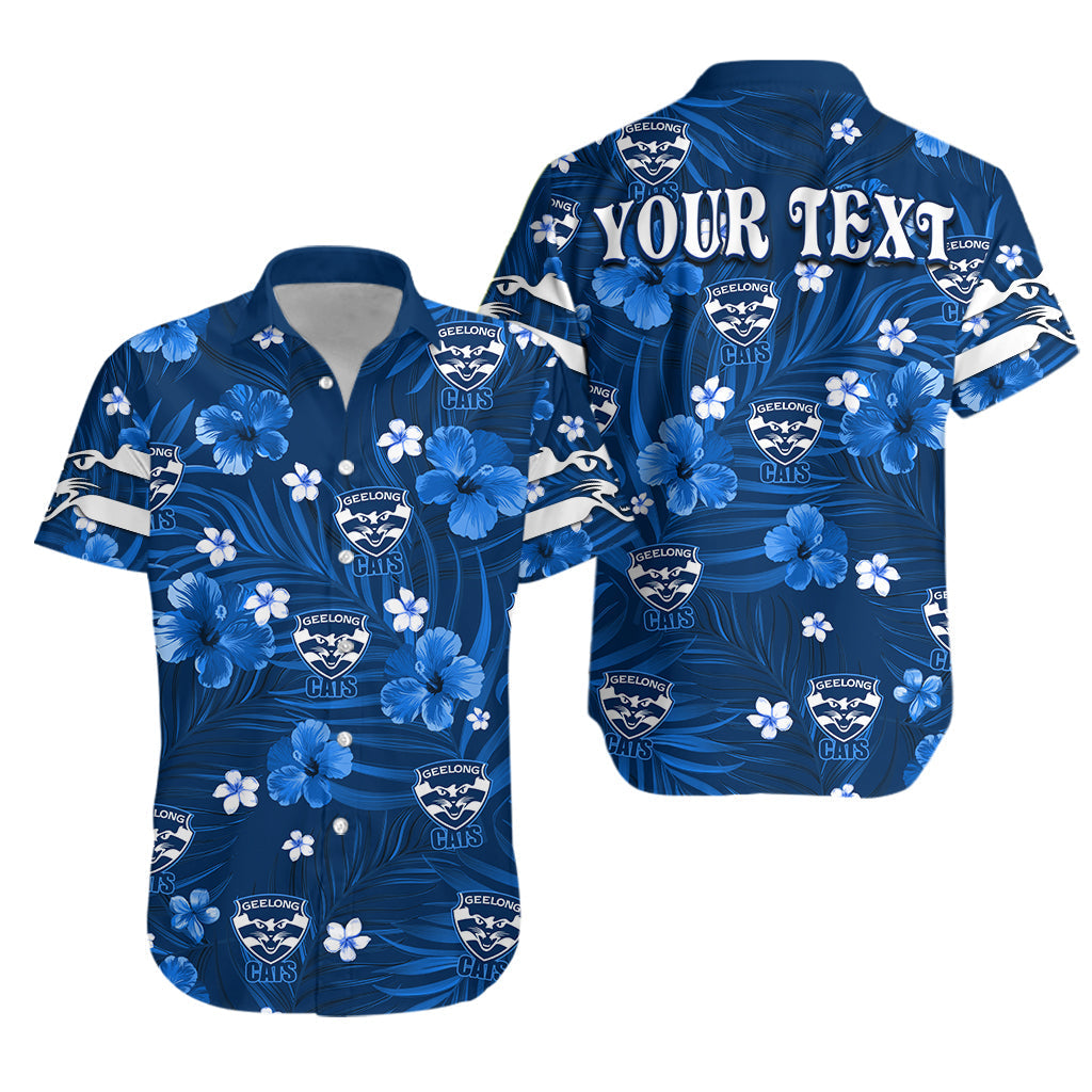 custom-personalised-cats-football-hawaiian-shirt-geelong-premiers-tropical-flowers-simple