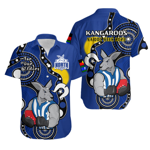 north-melbourne-football-naidoc-2023-hawaiian-shirt-roos-for-our-elders-indigenous