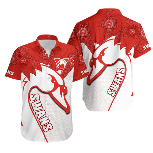 sydney-football-hawaiian-shirt-swans-1874-dot-painting-artsy