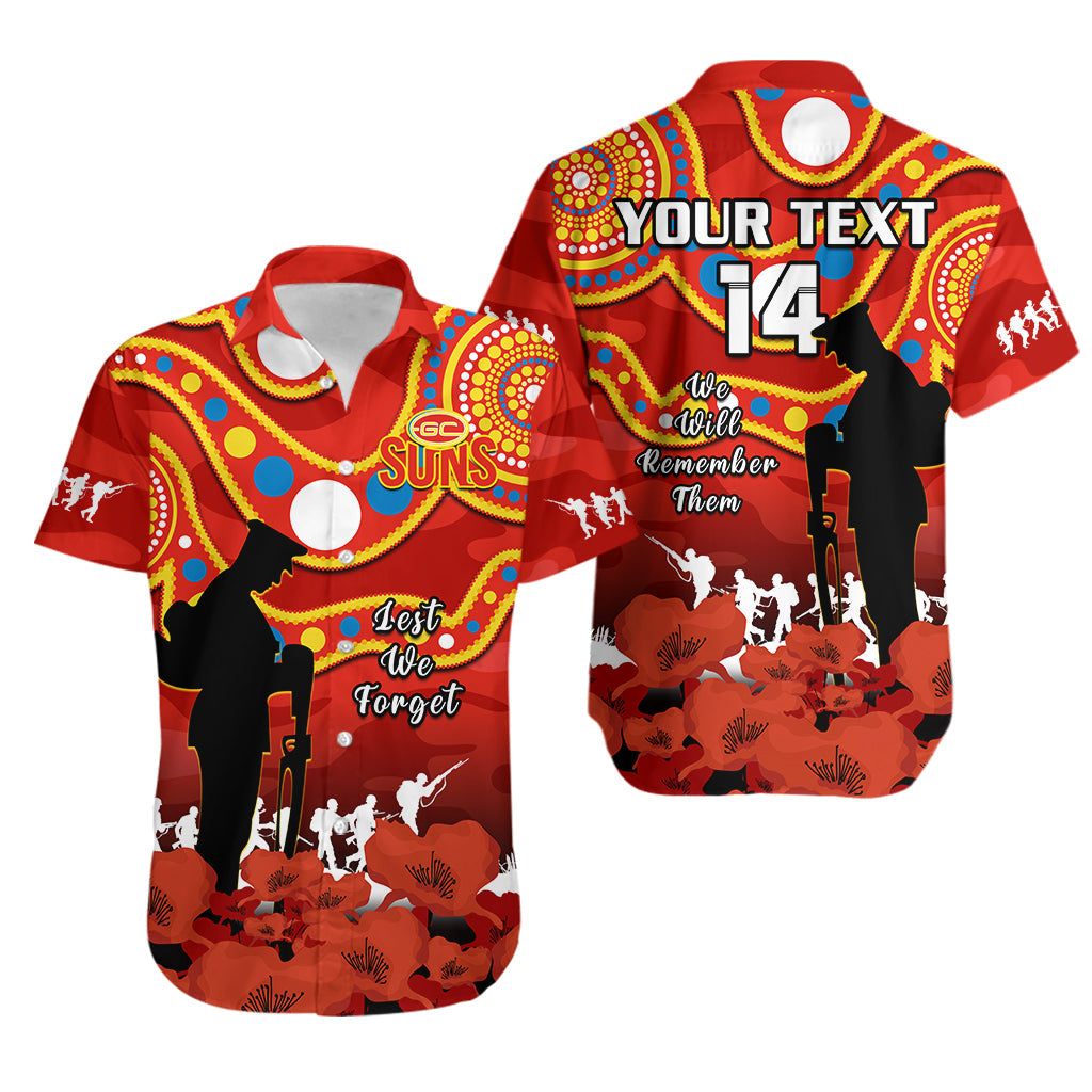 custom-text-and-number-gold-coast-football-anzac-2023-hawaiian-shirt-suns-aboriginal-mix-poppy-camouflage