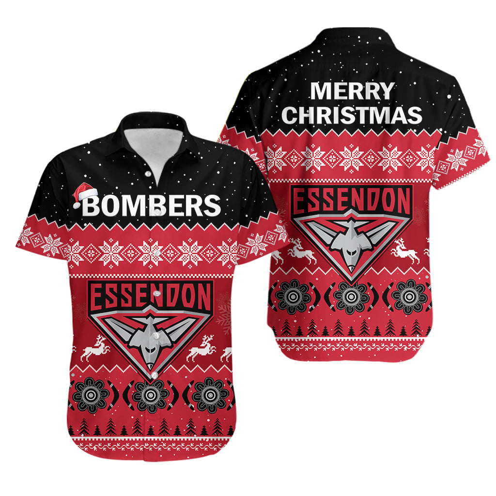 essendon-football-hawaiian-shirt-bombers-indigenous-merry-christmas