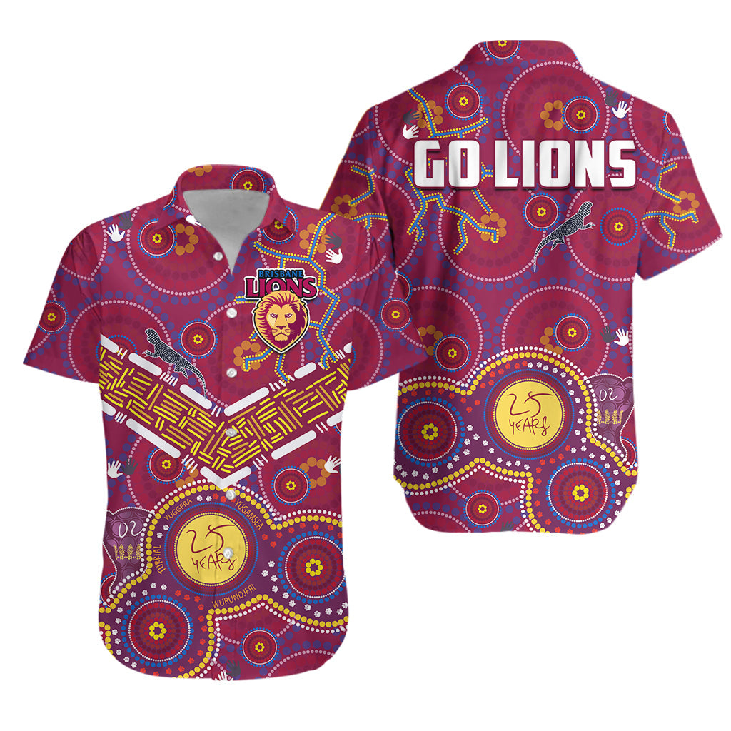 brisbane-football-hawaiian-shirt-indigenous-pattern-go-lions-unique-style