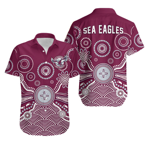 sea-eagles-hawaiian-shirt-manly-warringah-1946-indigenous-painting