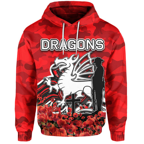 st-george-dragons-hoodie-anzac-day-poppy-flowers-with-army-patterns
