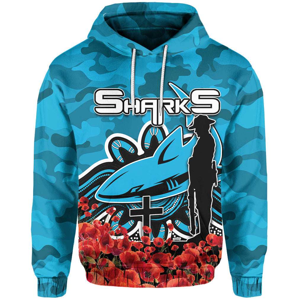 cronulla-sutherland-sharks-hoodie-anzac-day-poppy-flowers-with-army-patterns