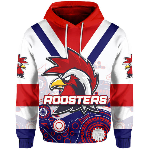 custom-personalised-roosters-hoodie-aboriginal-white-style