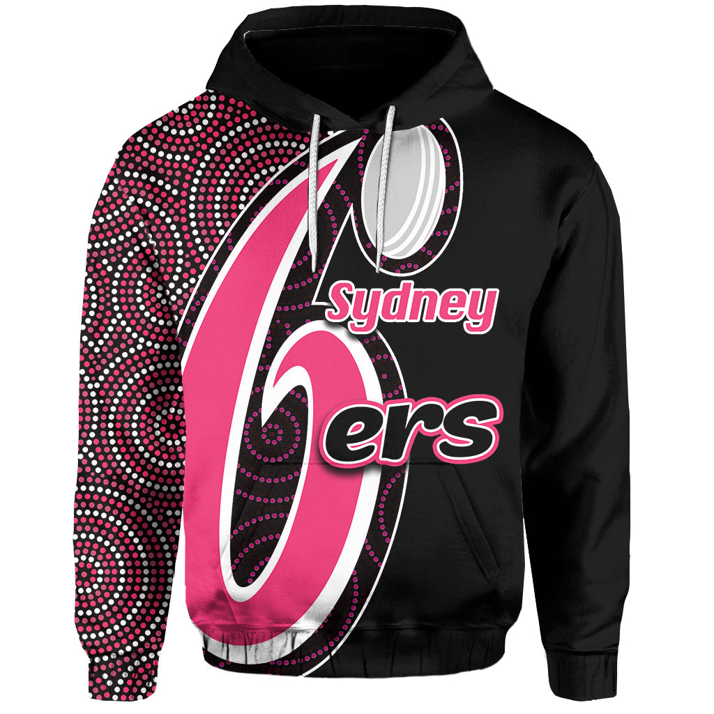 custom-personalisedsydney-sixers-h-oodie-cricket-aboriginal-dot-patterns