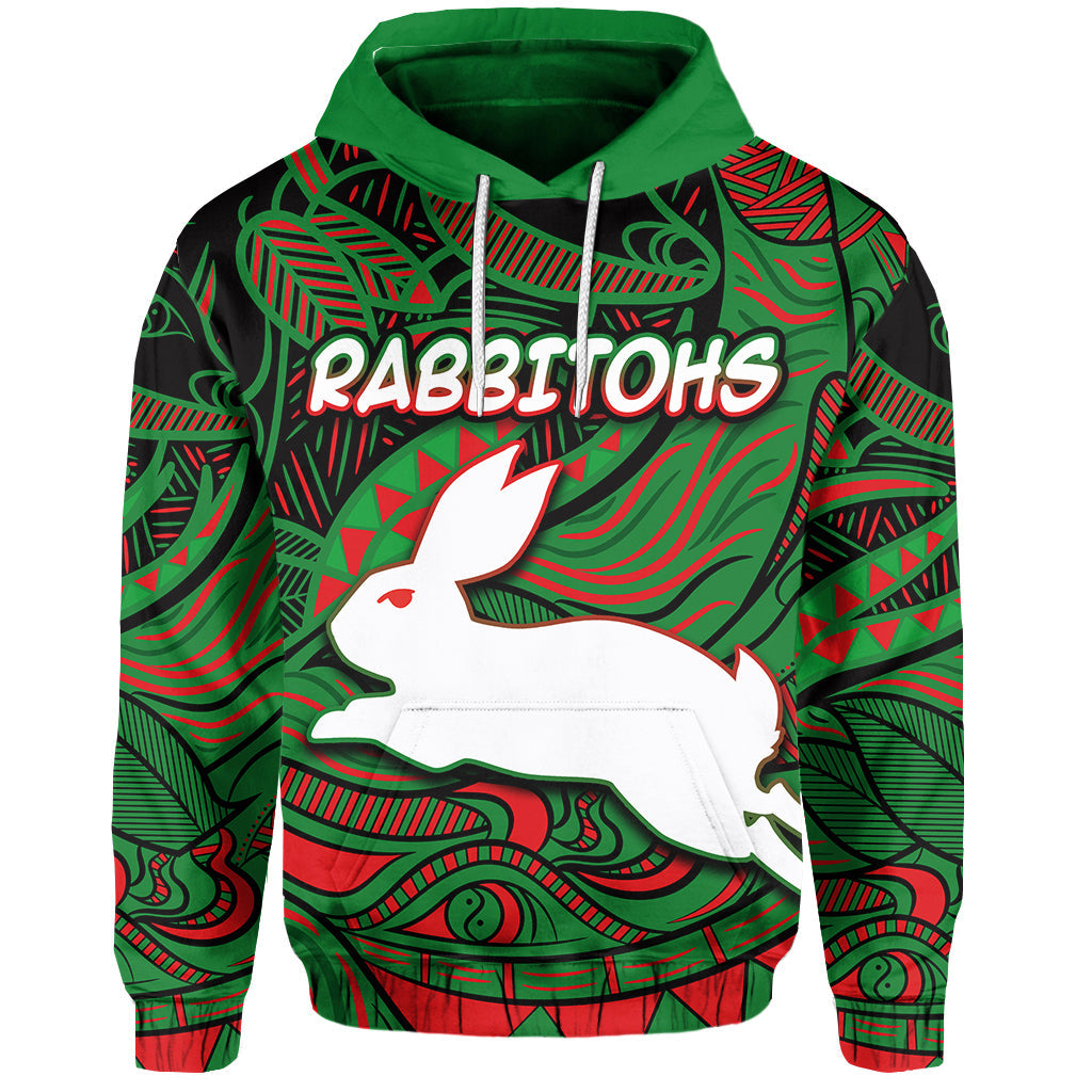 south-sydney-rabbitohs-hoodie-tribal-style