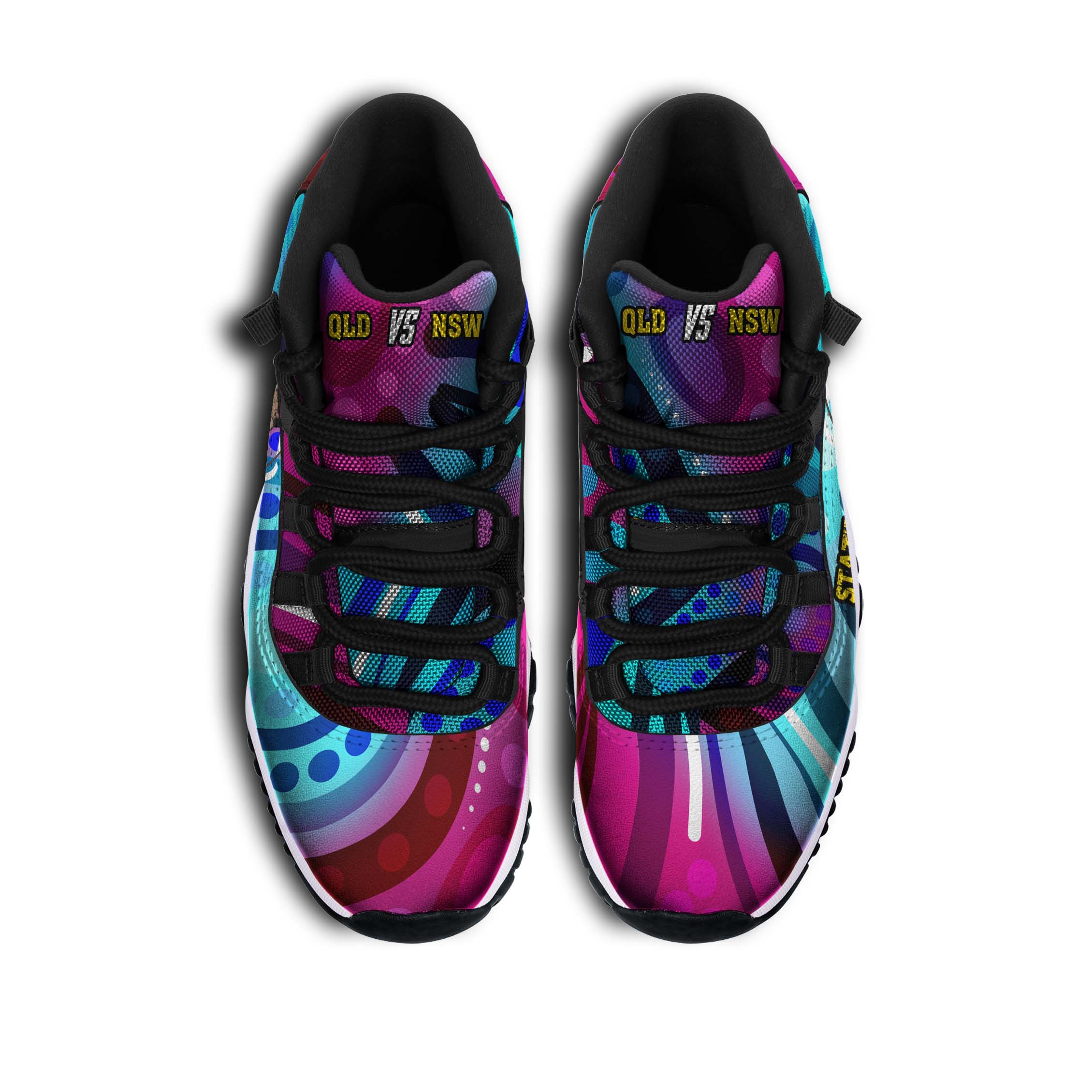 state-of-origin-rugby-league-high-top-basketball-shoes-j11-nsw-vs-qld-rugby-team-mascot-with-aboriginal-culture