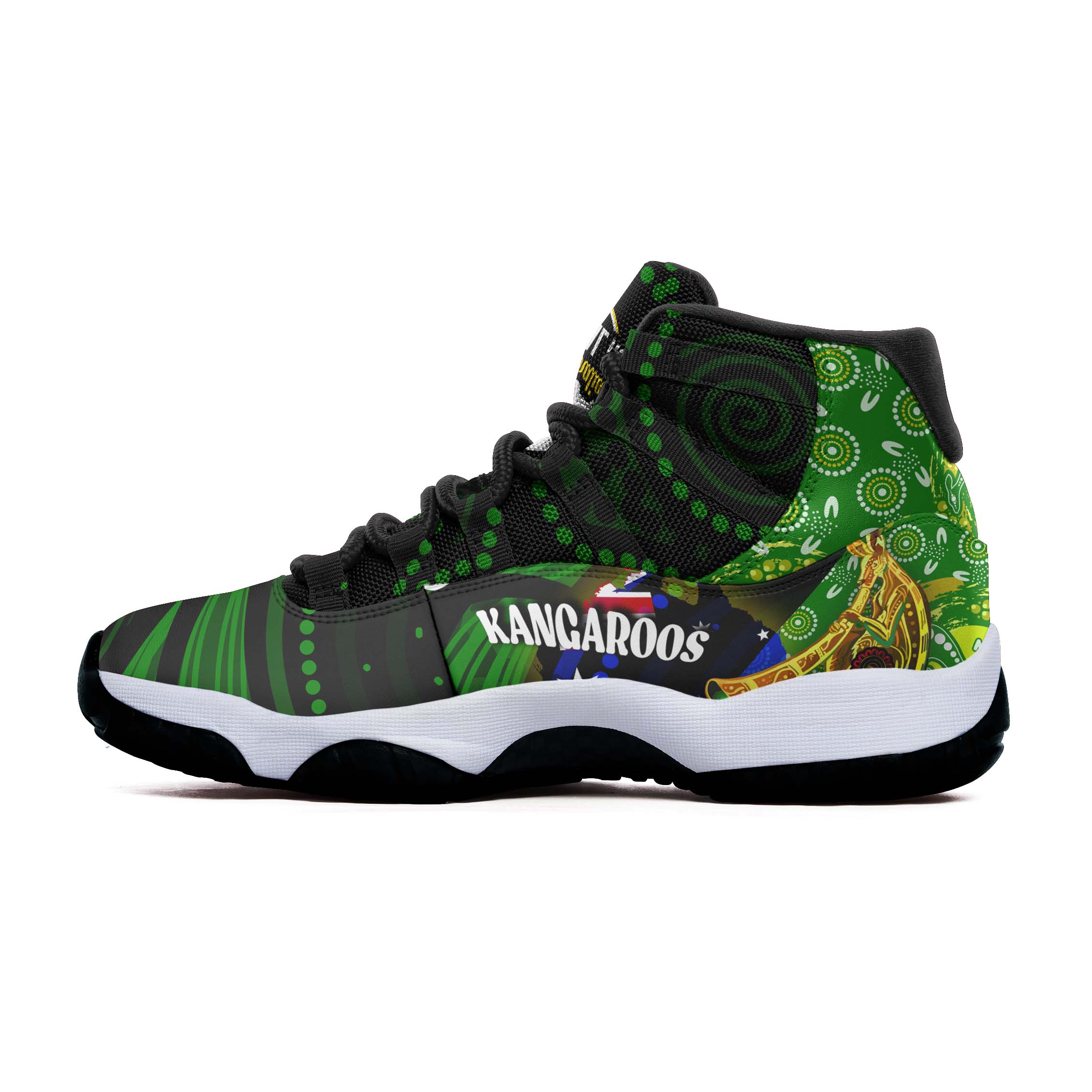 kangaroos-rugby-high-top-basketball-shoes-j11-kangaroo-national-rugby-league-indigenous-dreamtime-sneakers-j11