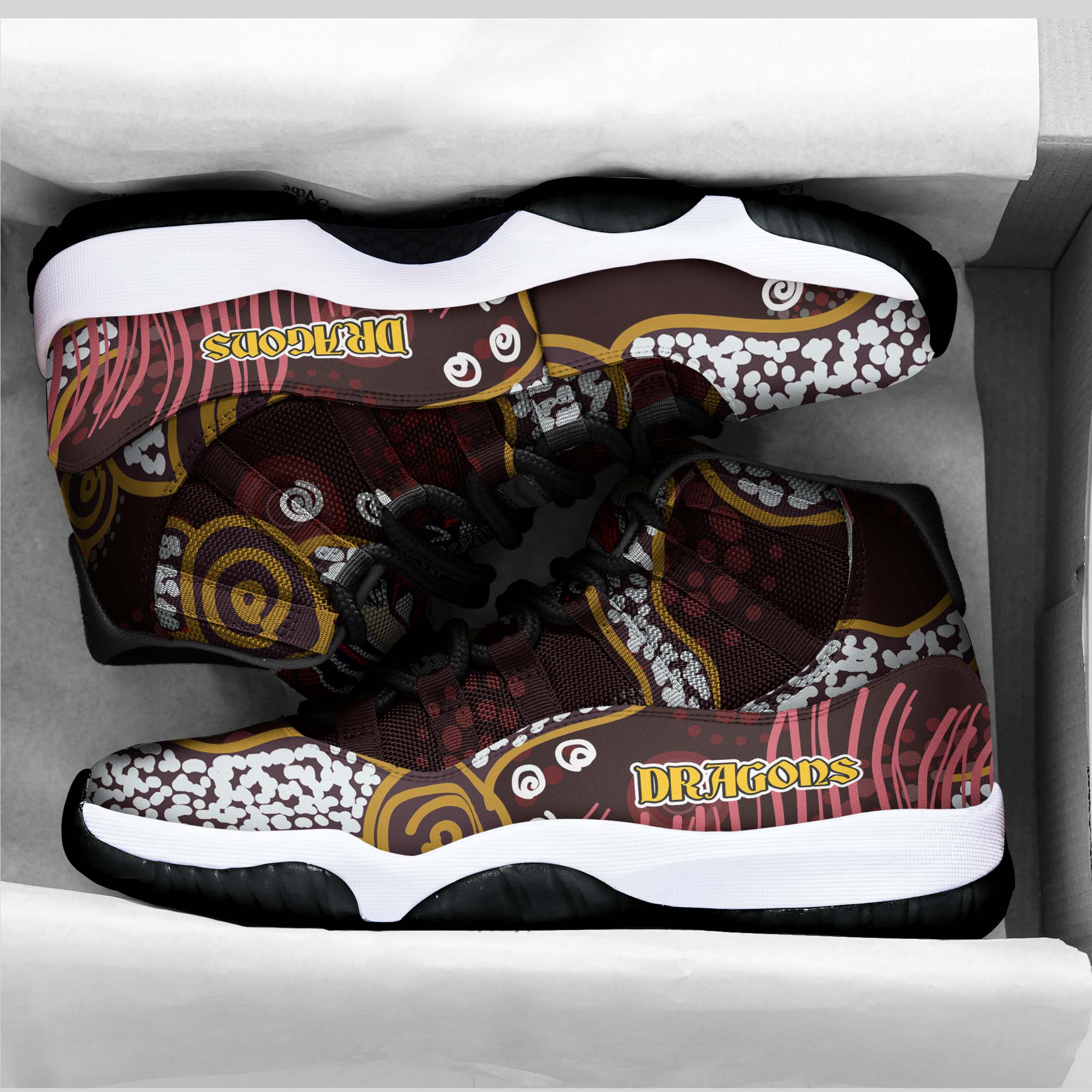 stgeorge-rugby-high-top-basketball-shoes-j11-dragons-with-rugby-ball-and-knight-contemporary-style-of-aboriginal-sneakers-j11