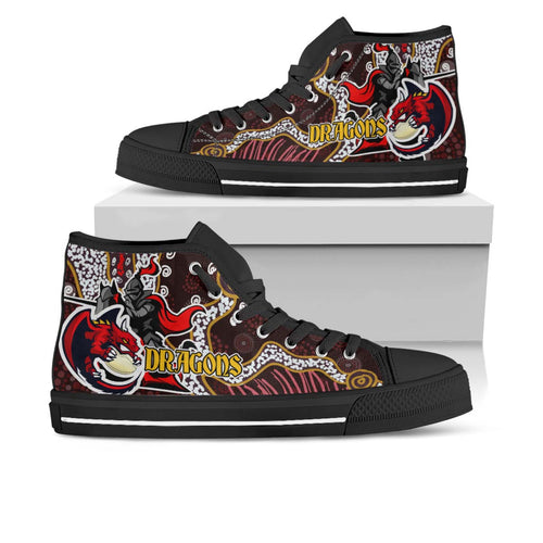 stgeorge-rugby-high-top-shoes-dragons-with-rugby-ball-and-knight-contemporary-style-of-aboriginal