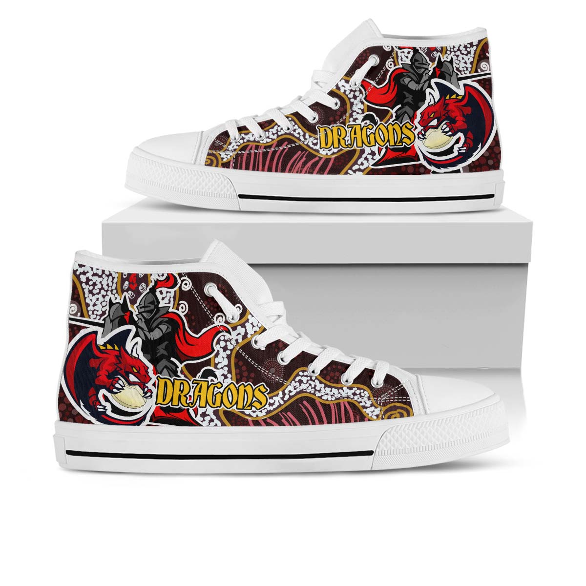 stgeorge-rugby-high-top-shoes-dragons-with-rugby-ball-and-knight-contemporary-style-of-aboriginal