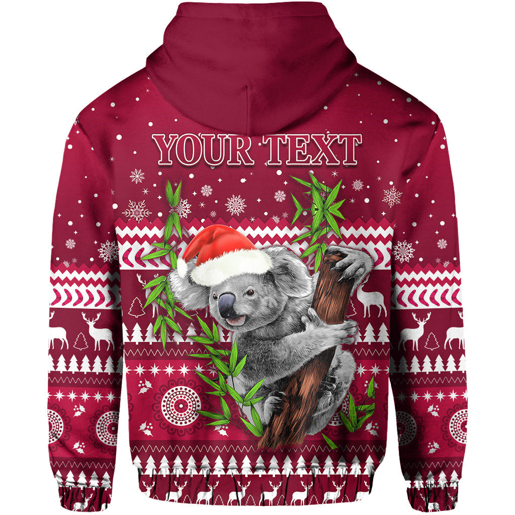 custom-personalised-reds-christmas-hoodie-queensland-rugby-indigenous