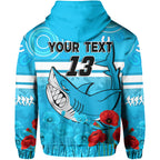 custom-text-and-number-sharks-anzac-2022-hoodie-cronulla-sutherland-lest-we-forget