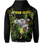 custom-personalised-golden-wattle-hoodie-koala-australia-acacia-pycnantha-version-simple