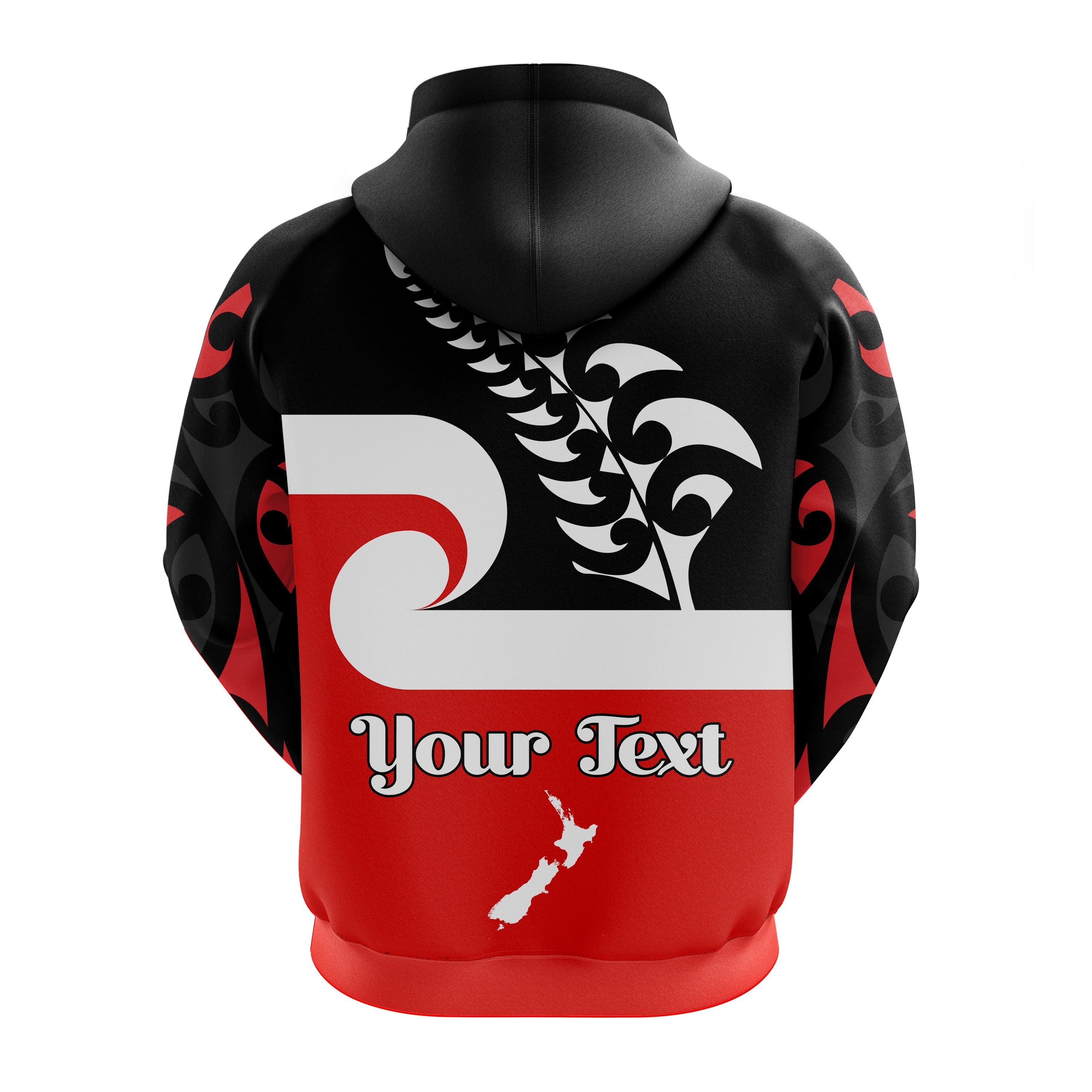 custom-personalised-waitangi-day-hoodie-maori-fern-and-tino-rangatiratanga-flag