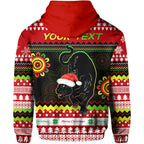 custom-personalised-panthers-christmas-hoodie-penrith-snow-mix-indigenous