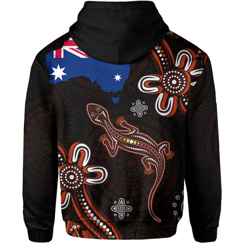 aboriginal-dot-hoodie-lizard-and-flag