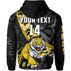 (Custom Text And Number) Richmond Football Hoodie Tigers 1885 Indigenous Basic Style LT14
