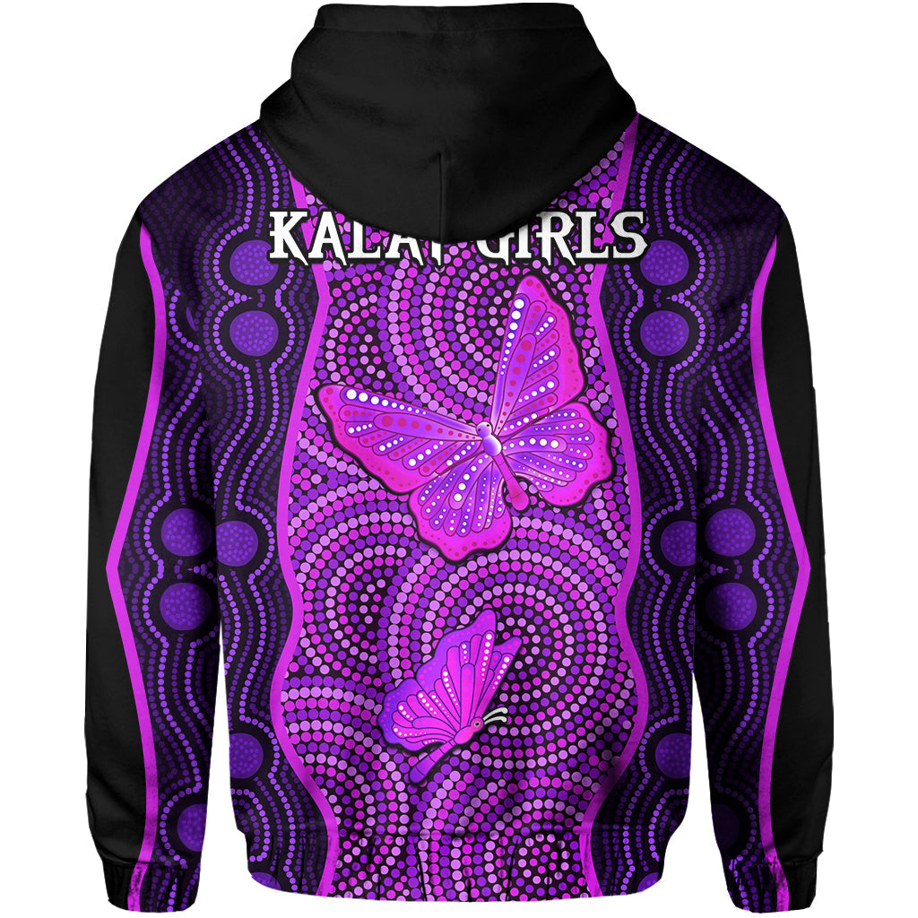 kalat-girls-aboriginal-dot-hoodie-butterfly-victory-version-purple