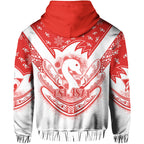Swans Football Hoodie Est 1874 Aboriginal Boomerang Sydney Bloods LT13
