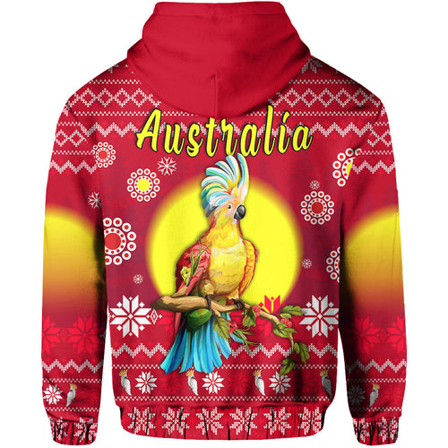 custom-personalised-australia-christmas-hoodie-be-loved-cockatoo