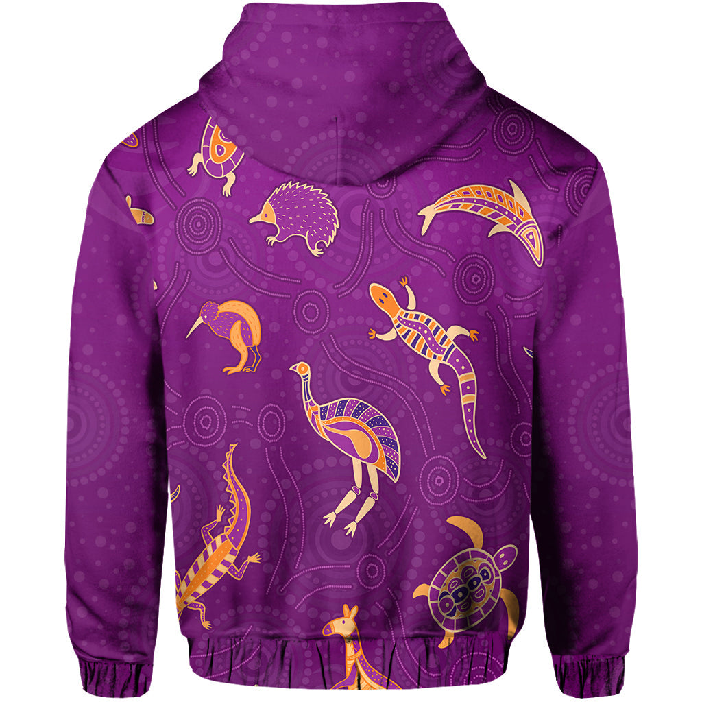 aboriginal-art-hoodie-animals-australia-version-purple