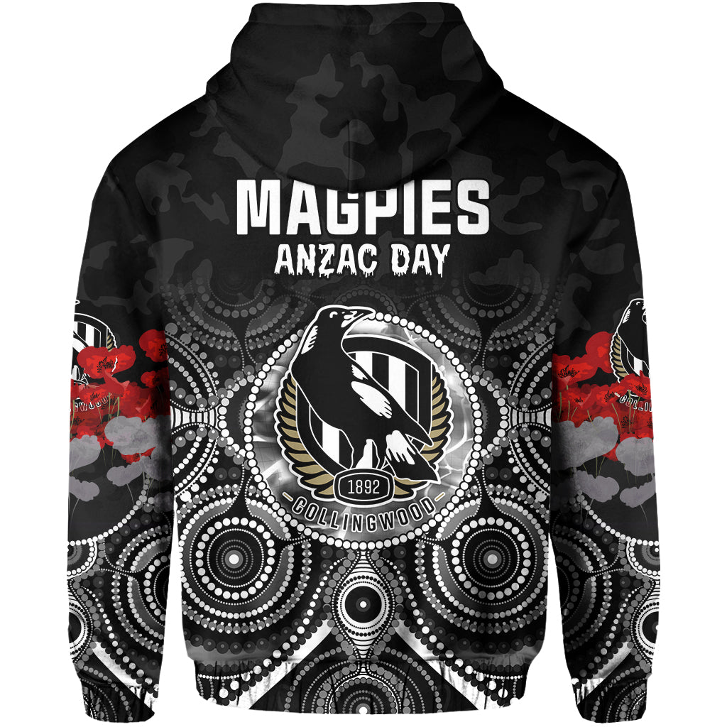 custom-personalised-magpies-anzac-2022-hoodie-collingwood-football-aboriginal-poppy-flowers