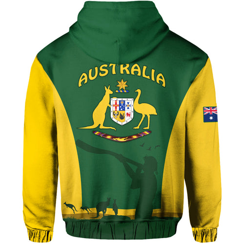 custom-personalised-australia-national-colours-hoodie-green-and-gold