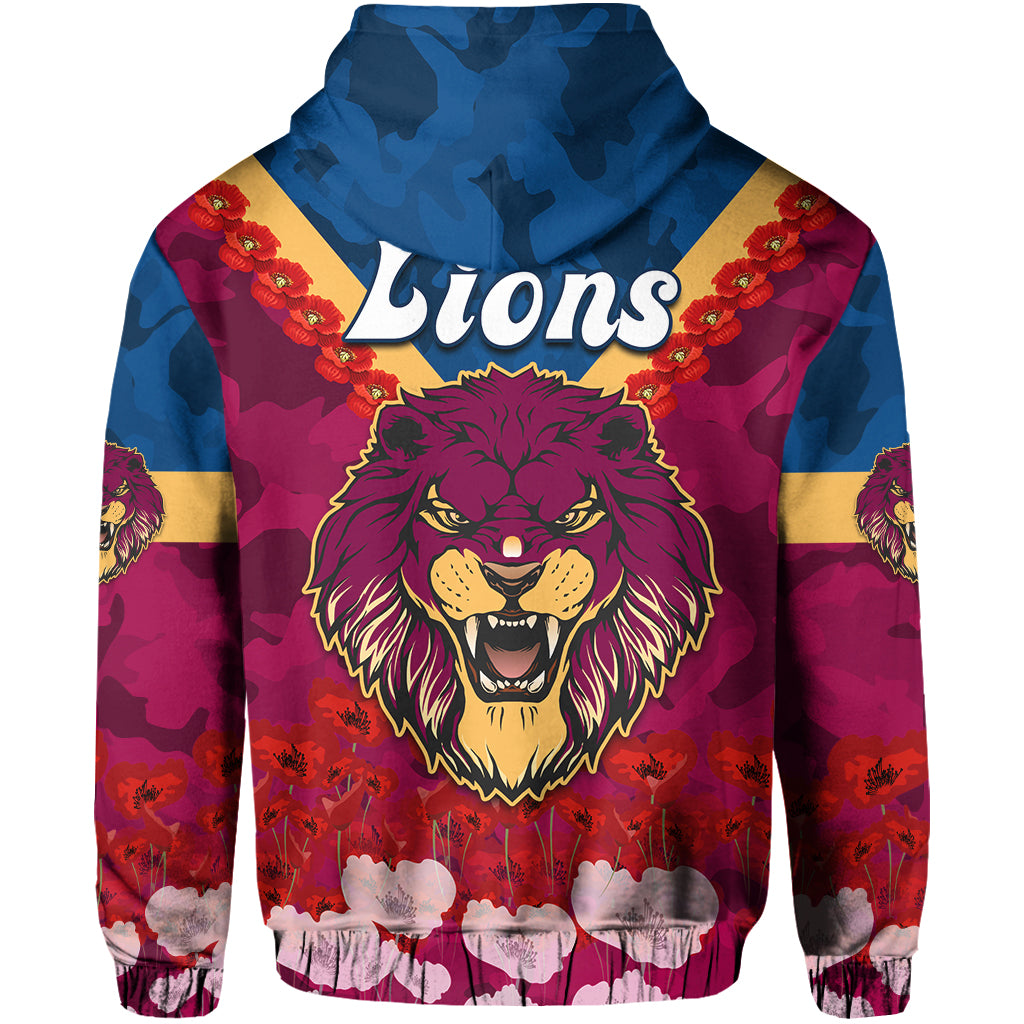 custom-personalised-lions-anzac-2022-hoodie-brisbane-brissie-poppy-flowers