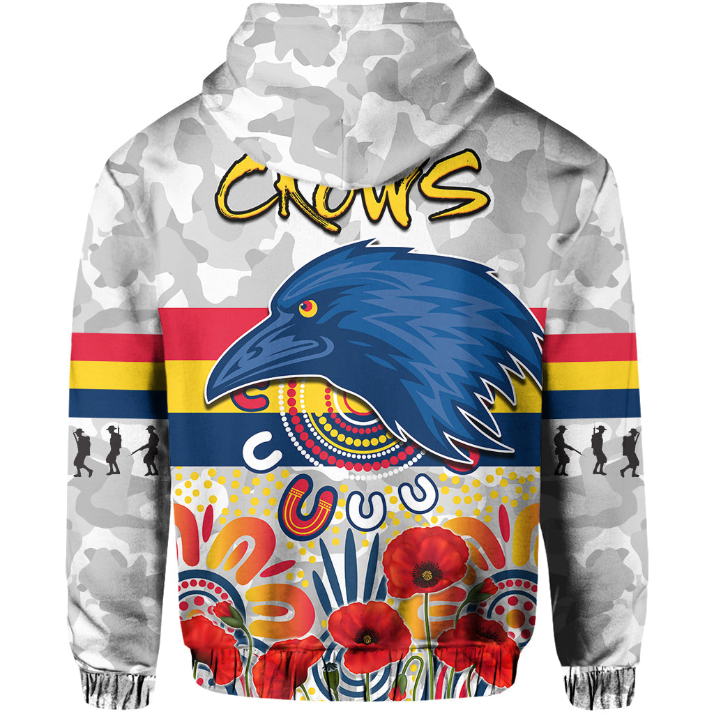 custom-personalised-crows-anzac-2022-hoodie-adelaide-football-aboriginal-poppy