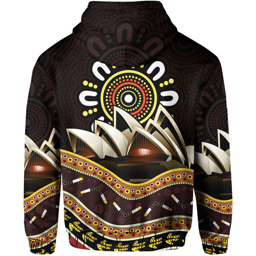 custom-personalised-sydney-australia-hoodie-aboriginal-art-sydney-opera-house