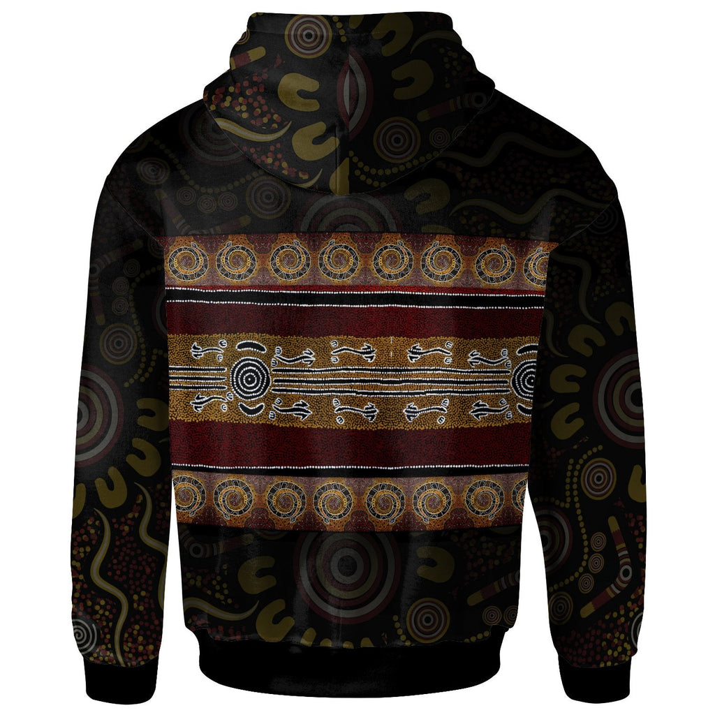 hoodie-aboriginal-dot-panting-art-horizontal-lines