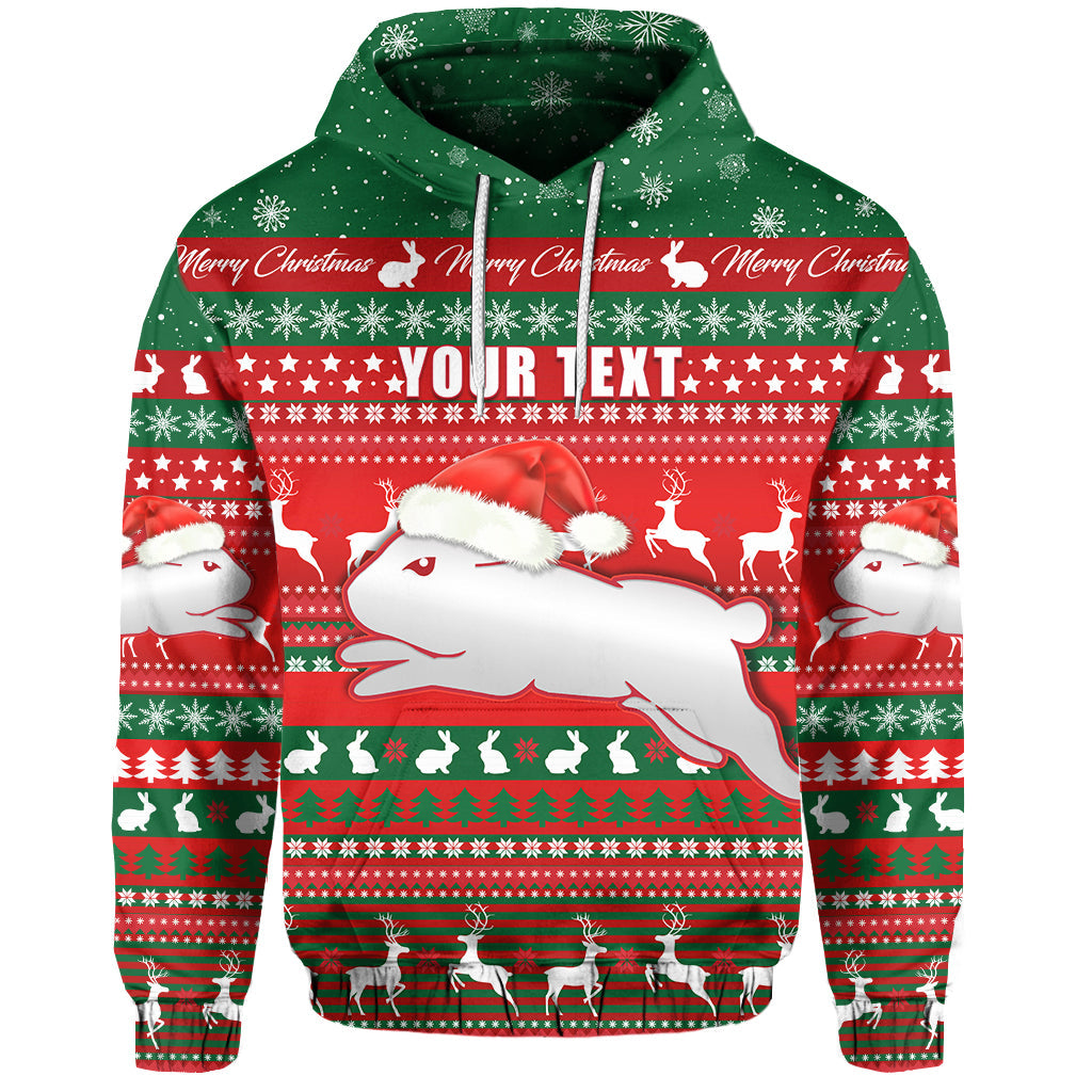 custom-personalised-rabbitohs-christmas-hoodie-south-sydney-indigenous