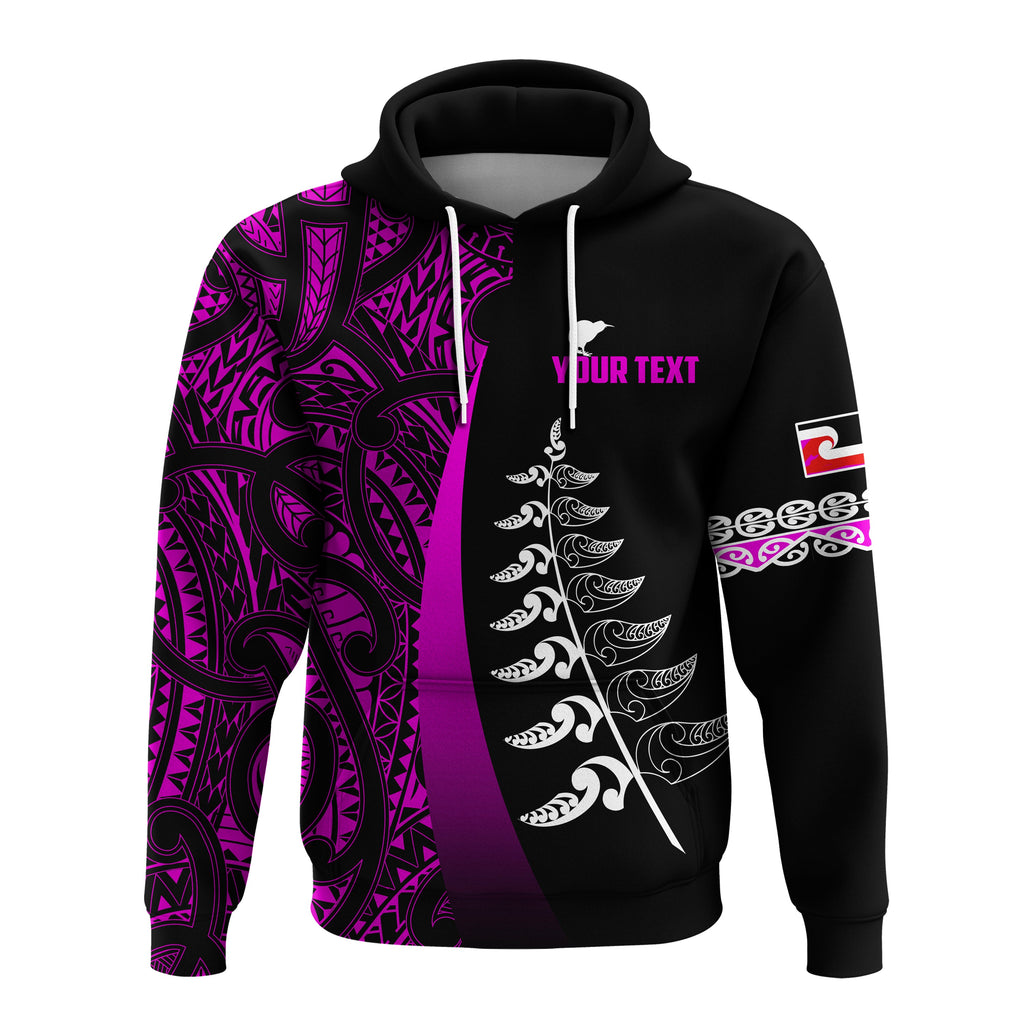 custom-personalised-waitangi-day-hoodie-maori-mix-fern-style-purple