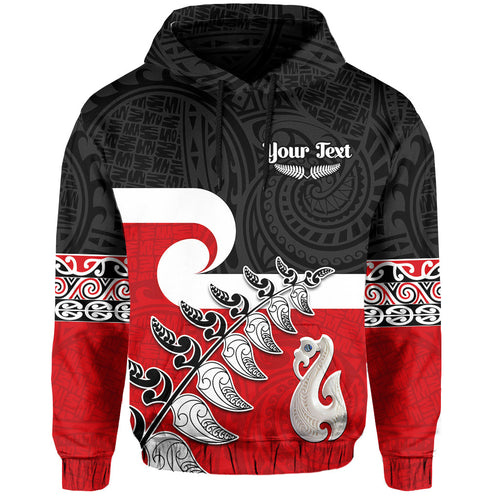 custom-personalised-waitangi-hoodie-aotearoa-maori-pattern-mix-fern-and-manaia-koru