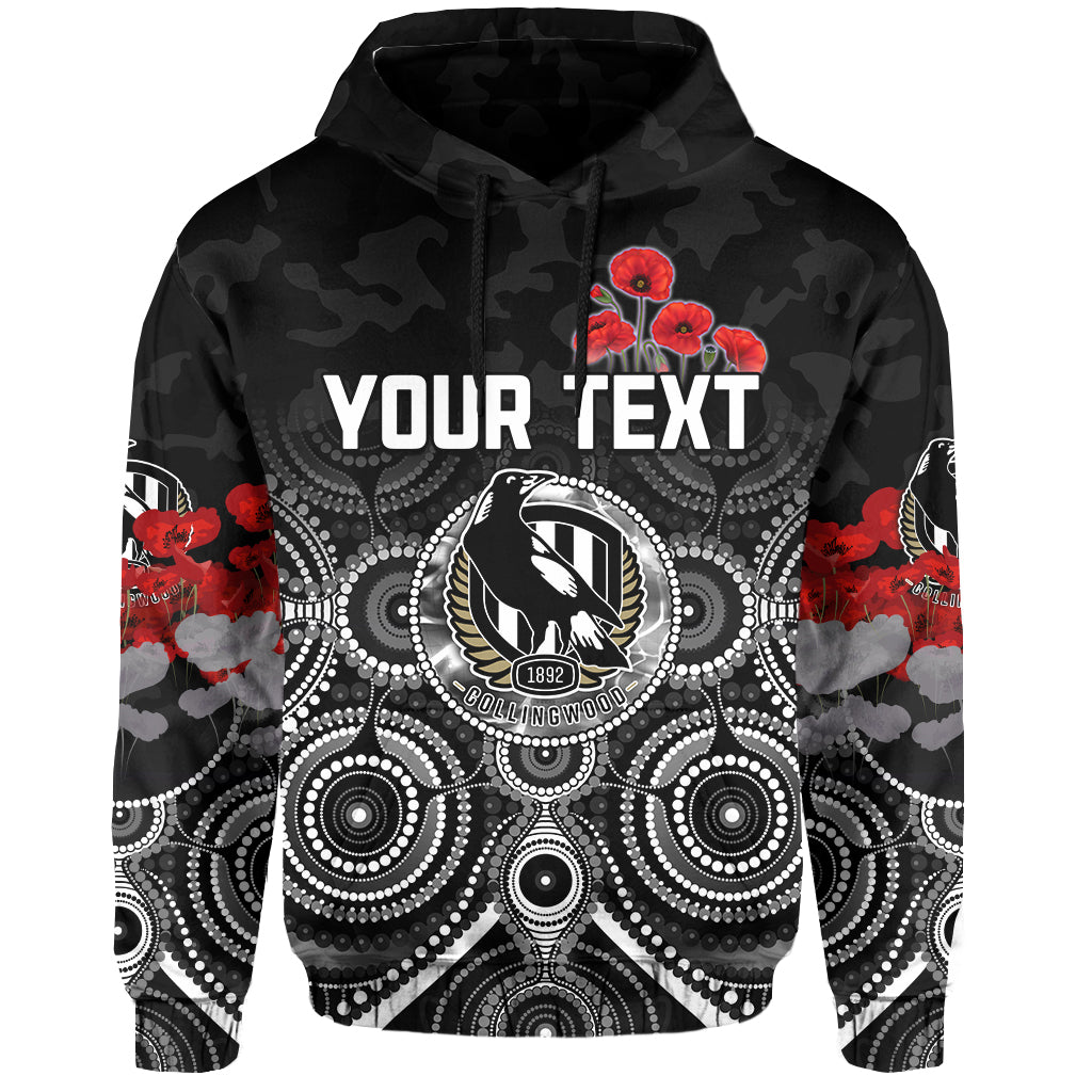 custom-personalised-magpies-anzac-2022-hoodie-collingwood-football-aboriginal-poppy-flowers