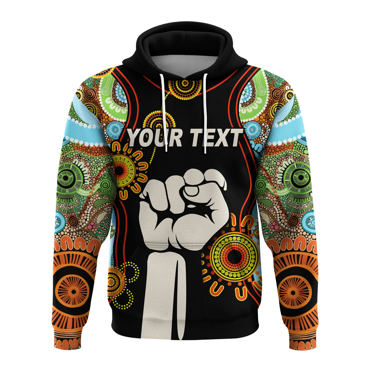 custom-personalised-naidoc-2022-hoodie-proud-history-of-getting-up-standing-up-and-showing-up