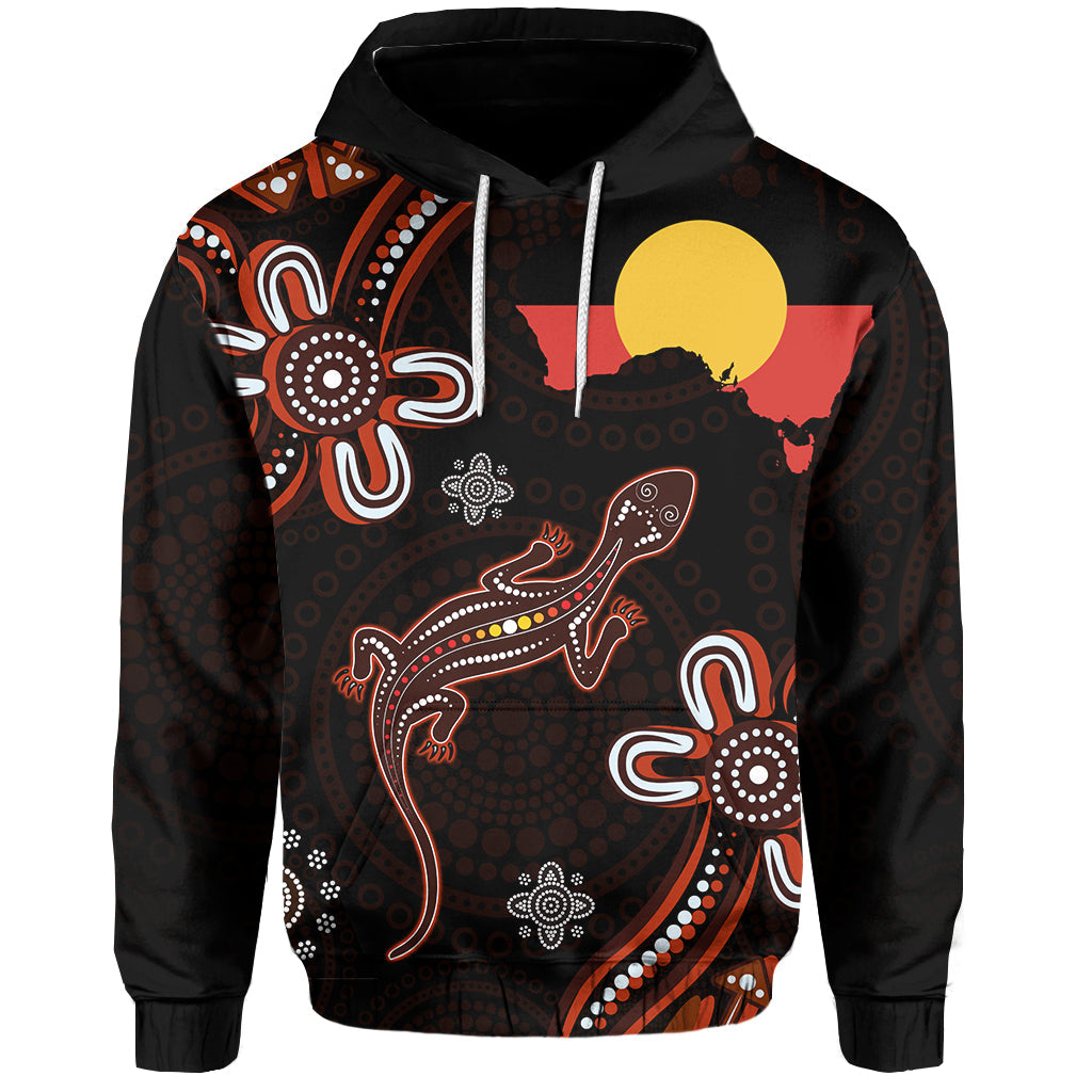 aboriginal-dot-hoodie-lizard-and-aboriginal-flag