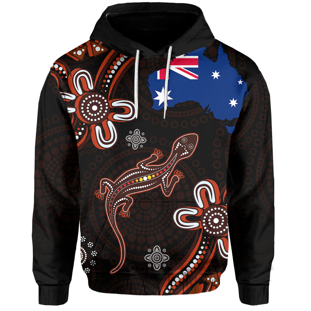 aboriginal-dot-hoodie-lizard-and-flag