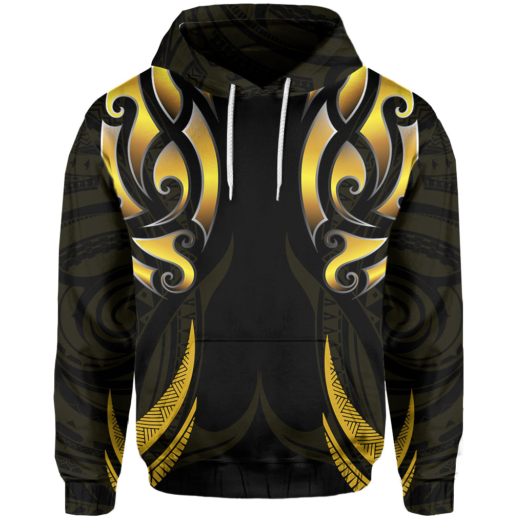 custom-personalised-new-zealand-maori-hoodie-simple-love-gold