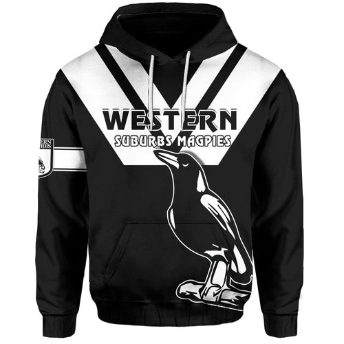 Western Suburbs Magpies Hoodie the One and Only LT13