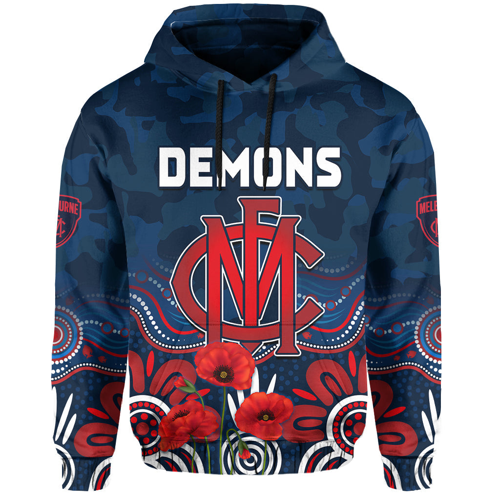 custom-text-and-number-demons-anzac-2022-hoodie-melbourne-football-aboriginal-poppy