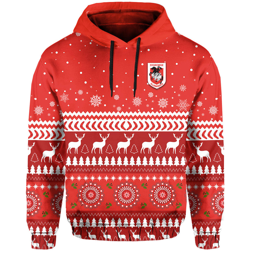 custom-personalised-dragons-hoodie-christmas-st-george-illawarra