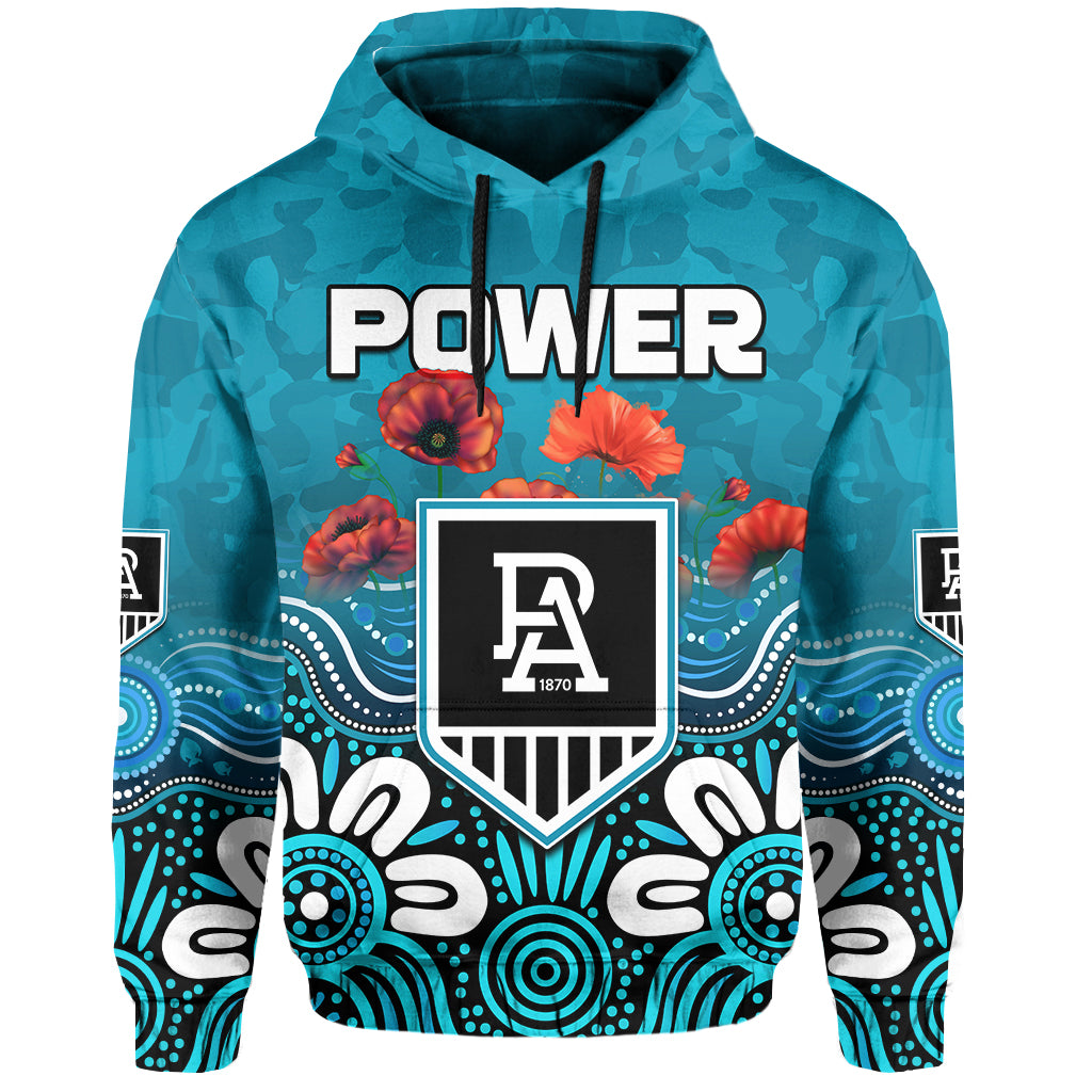 power-anzac-2022-hoodie-port-adelaide-aboriginal-remember-them