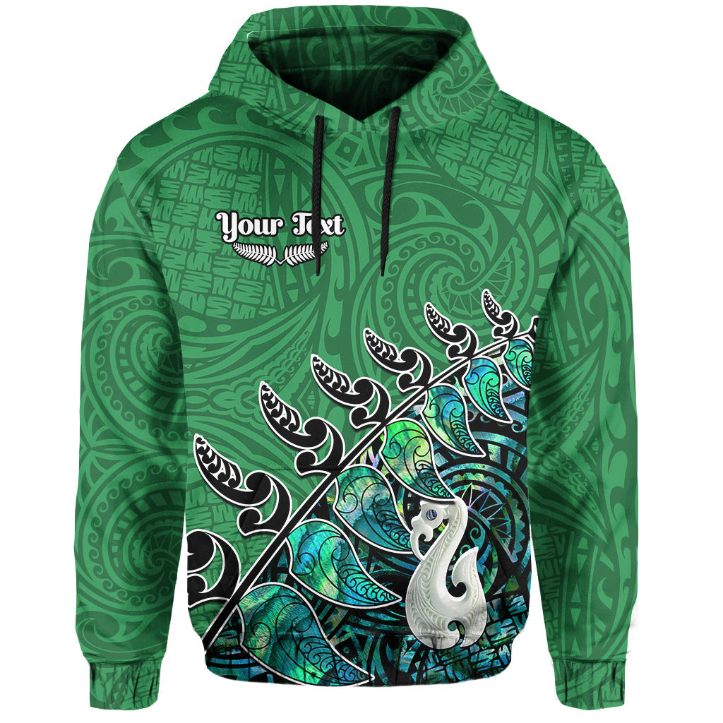 custom-personalised-new-zealand-maori-hoodie-fern-and-manaia-version-green