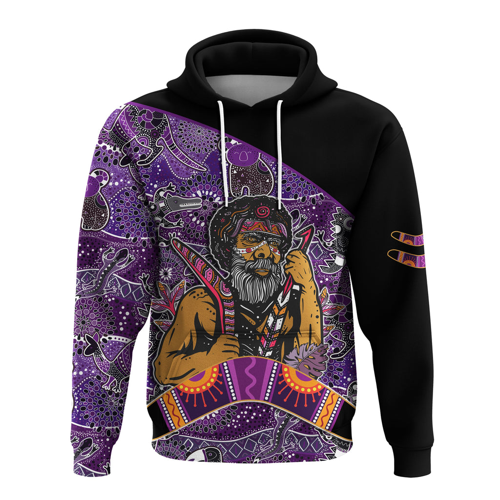 custom-personalised-australian-boomerang-hoodie-indigenous-australia-purple-graceful