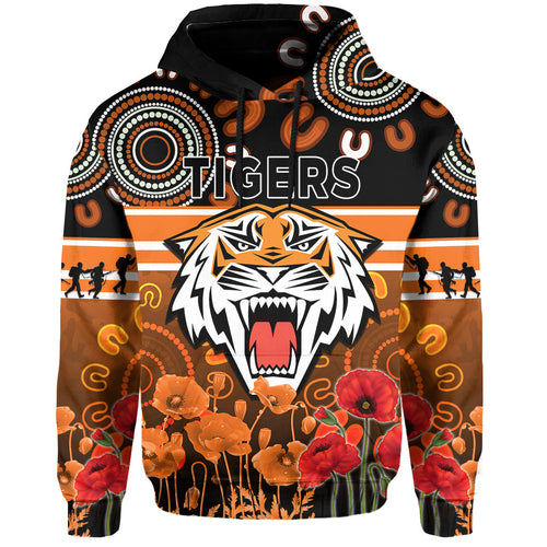 custom-text-and-number-wests-tigers-anzac-2022-hoodie-aboriginal-lest-we-forget